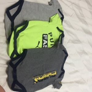 Puma Infant boys onesies 3-6 months